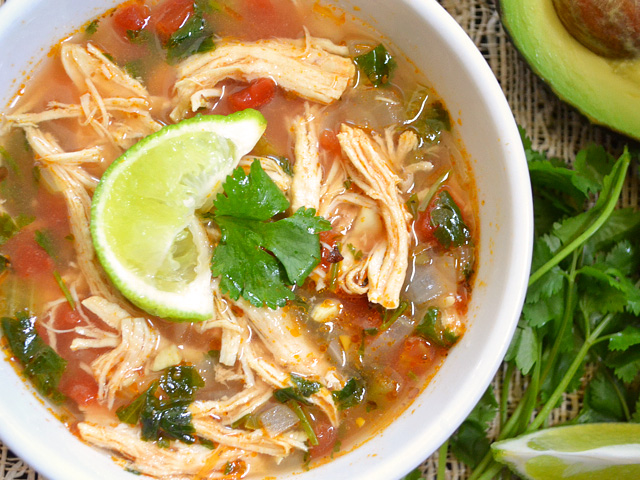 Mexican Chicken Lime Soup