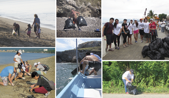 beach clean up