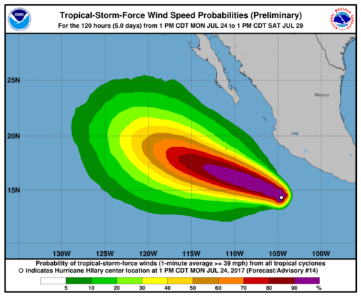 Hurricane Hilary expected to kick up winds, rain, and waves along coast