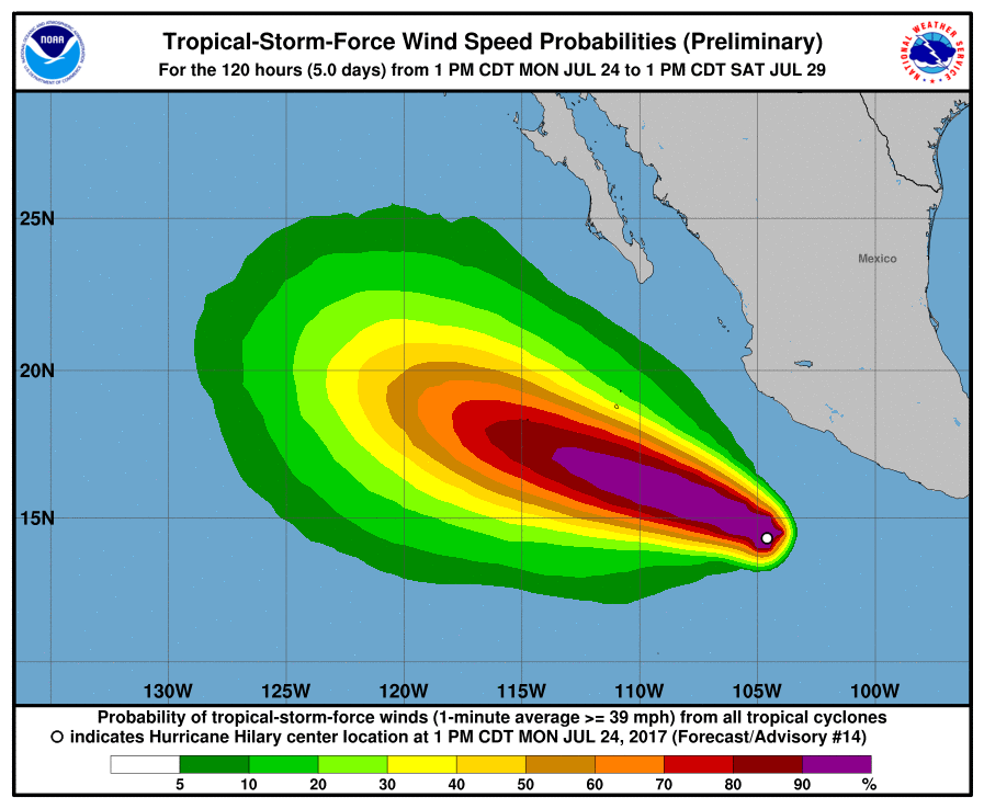 Hurricane Hilary expected to kick up winds, rain, and waves along coast