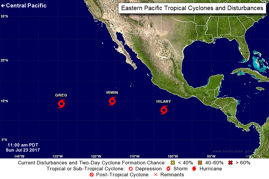 tropical storm hilary and don