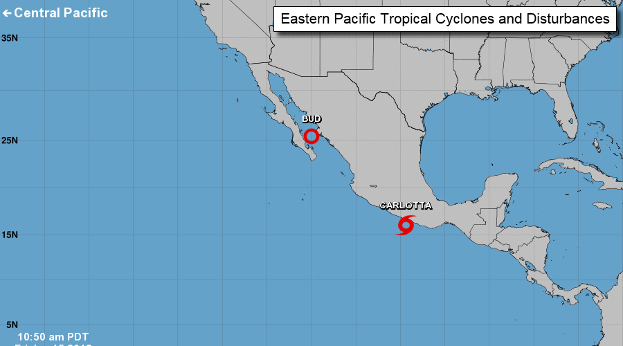 Tropical Storm Carlotta