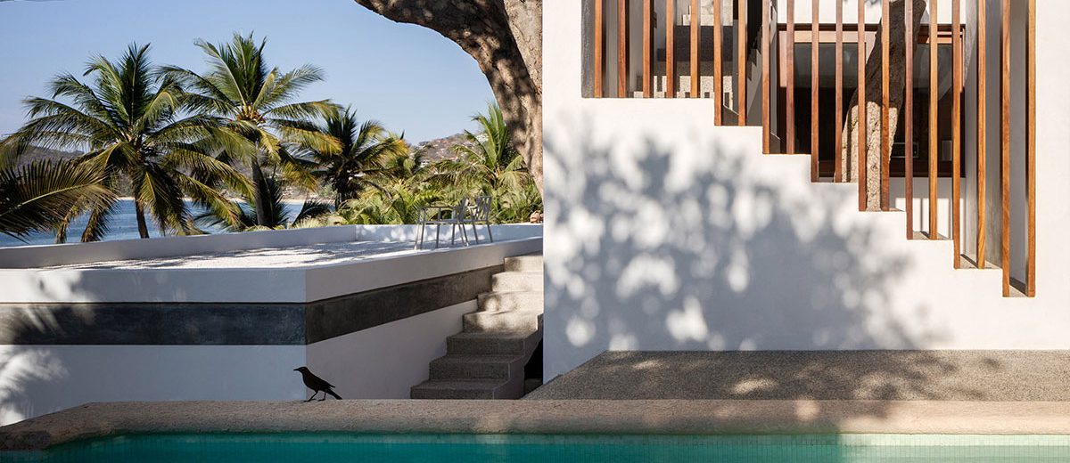This House By Main Office Blends Into The Tropical Landscape Of A Surfers’ Town In Mexico