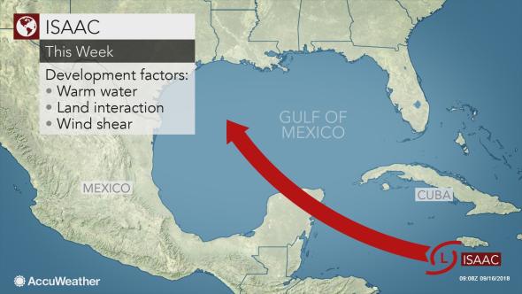 Isaac to attempt to restrengthen before reaching the Gulf of Mexico