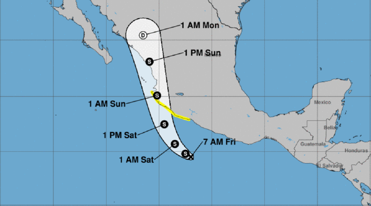 NHC: 90% chance of tropical development in southwest Gulf of Mexico