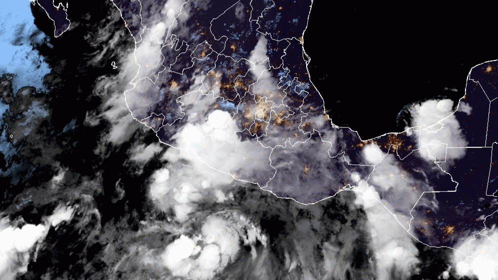 Se forma el ciclón tropical Enrique frente a las costas de México
