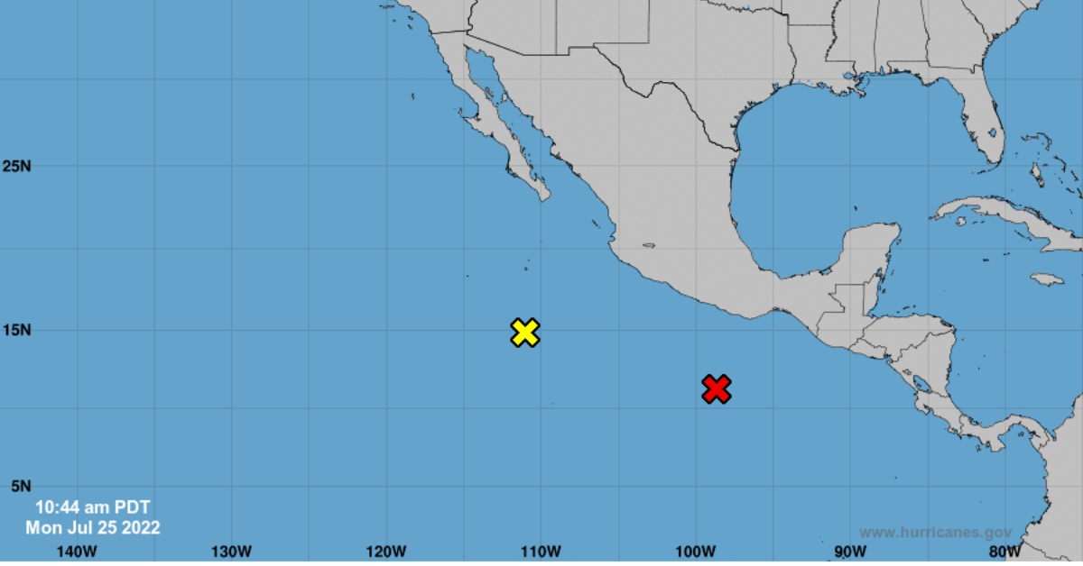 Tropical Cyclone Frank is expected to develop within a few days off the Pacific coast of Mexico