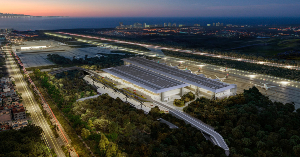 Puerto Vallarta International Airport's New Terminal Building is 30% Completed