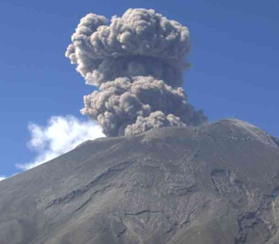 <strong>Popocatépetl Volcano Exhibits Increased Activity; Yellow Phase 3 Alert Continues</strong>