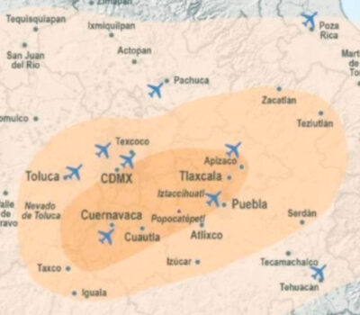 Where are the Risk Areas in the Event of an Eruption from the Popocatépetl Volcano