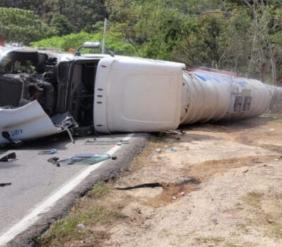 Federal Highway 200 Reopened after Overnight Fuel Transfer Operation from Overturned Truck