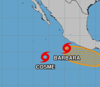 traopical storm cosme