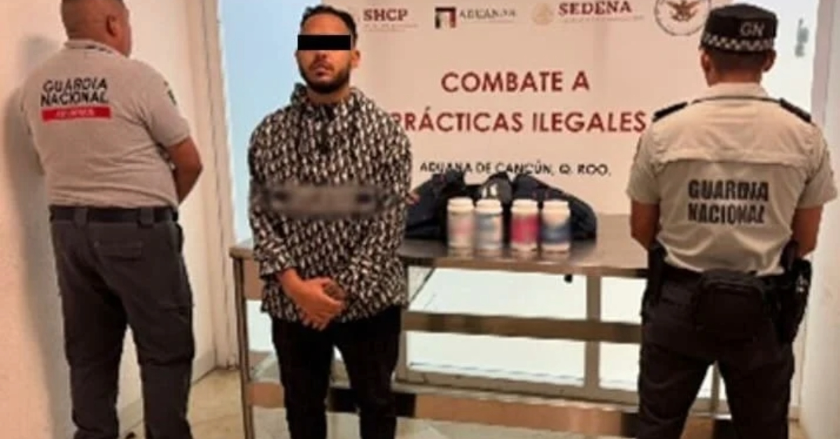 Foreigner arrested at Cancun airport for smuggling Ketamine