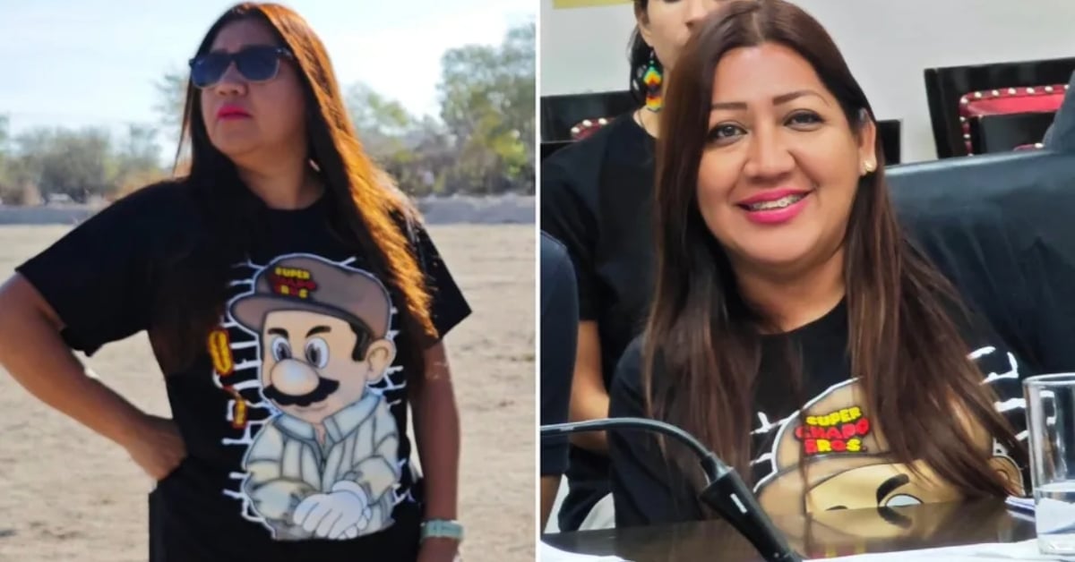 La Paz councilwoman arrives to work in Chambers donning El Chapo t-shirt