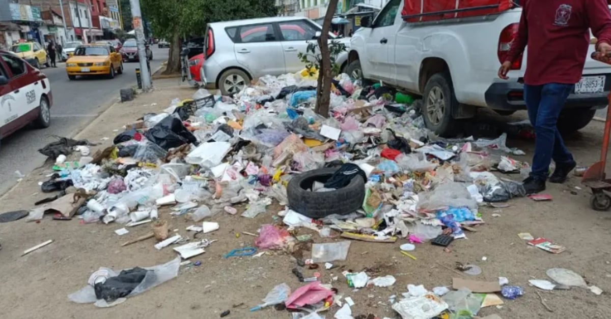 Residents urged to stop dumping their trash on Oaxaca streets