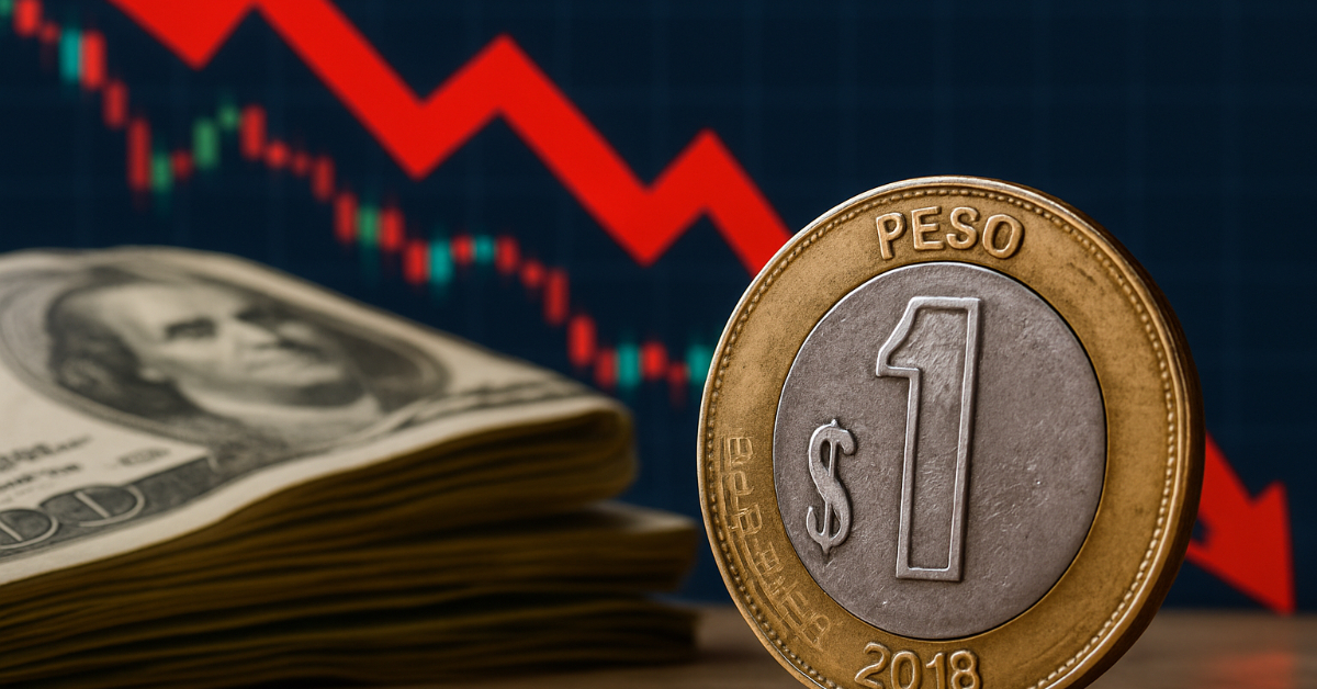 peso loses ground