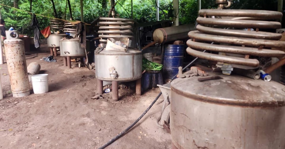 900 kilograms of methamphetamine in Palenque