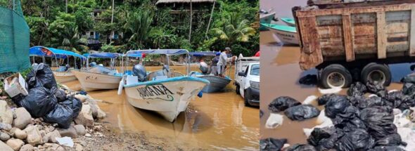 Cabo Corrientes Waste Logistics Leave Boca de Tomatlán River Polluted