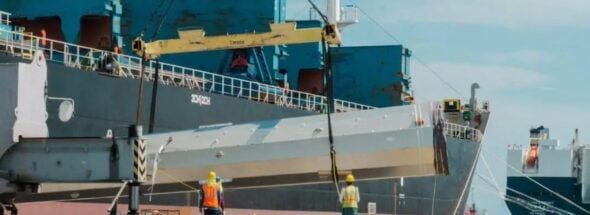 Mazatlán receives oversized electrical tower shipment from China