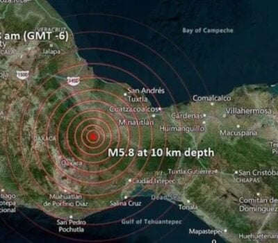 Oaxaca earthquake magnitude 5.9 shakes region
