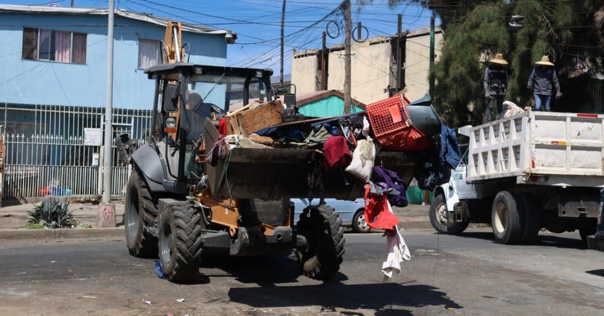 Tijuana removes 4.5 tons of trash in downtown sweep