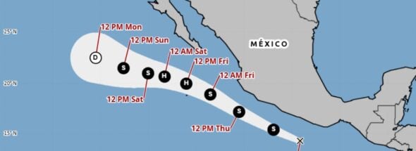 Tropical Storm Ivo Forms