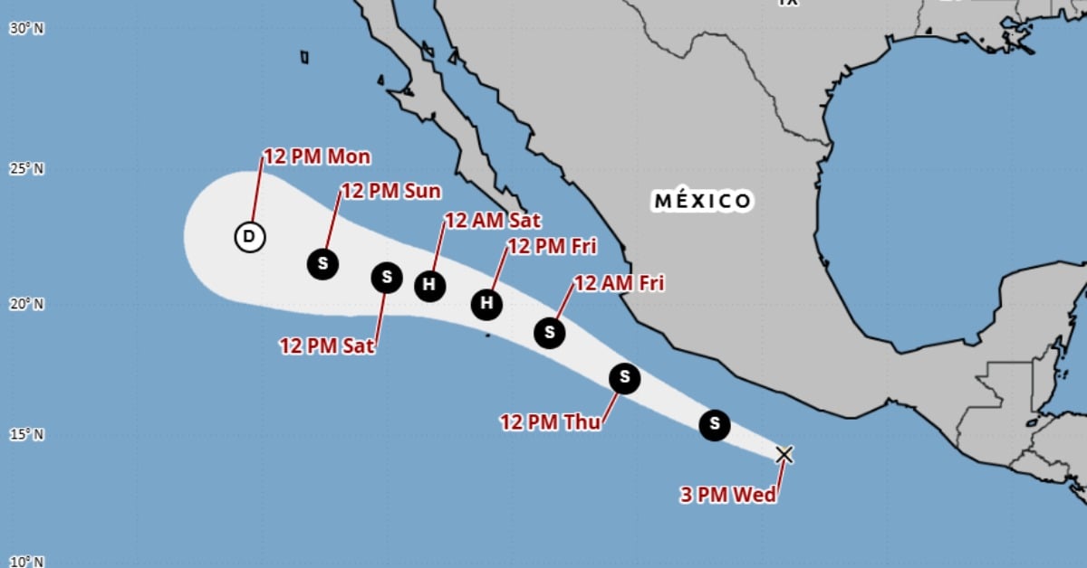 Tropical Storm Ivo Forms