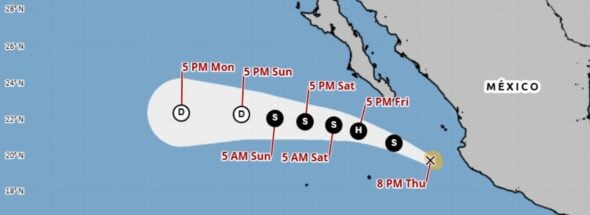 Tropical Storm Ivo update
