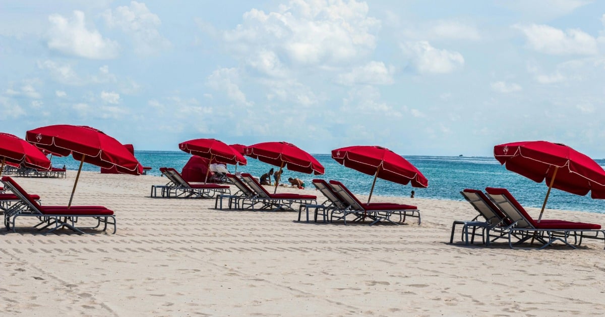 beach chairs