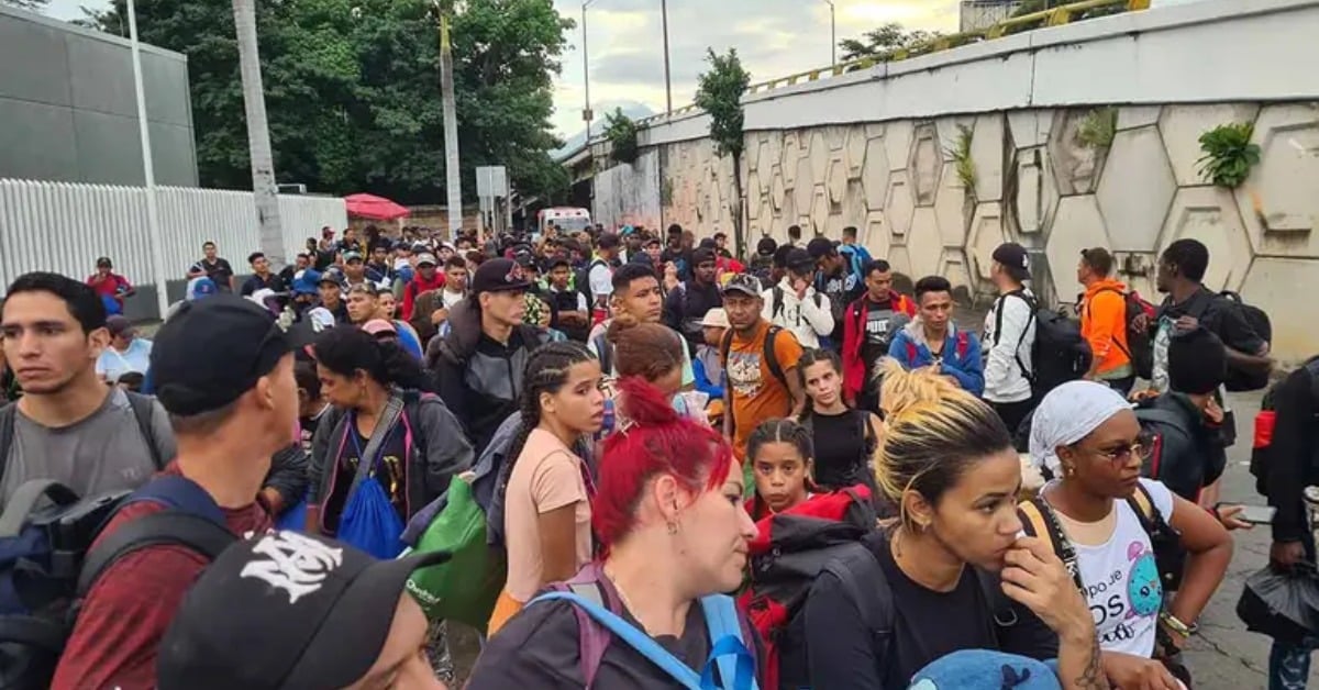 migrant caravan to Canada