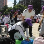 CDMX mass CPR training