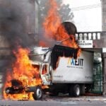 Campo Militar 1 protest