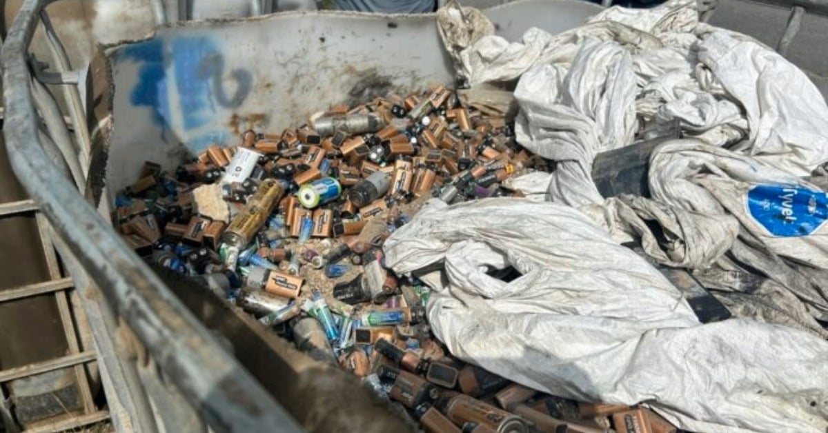 hazardous battery containers
