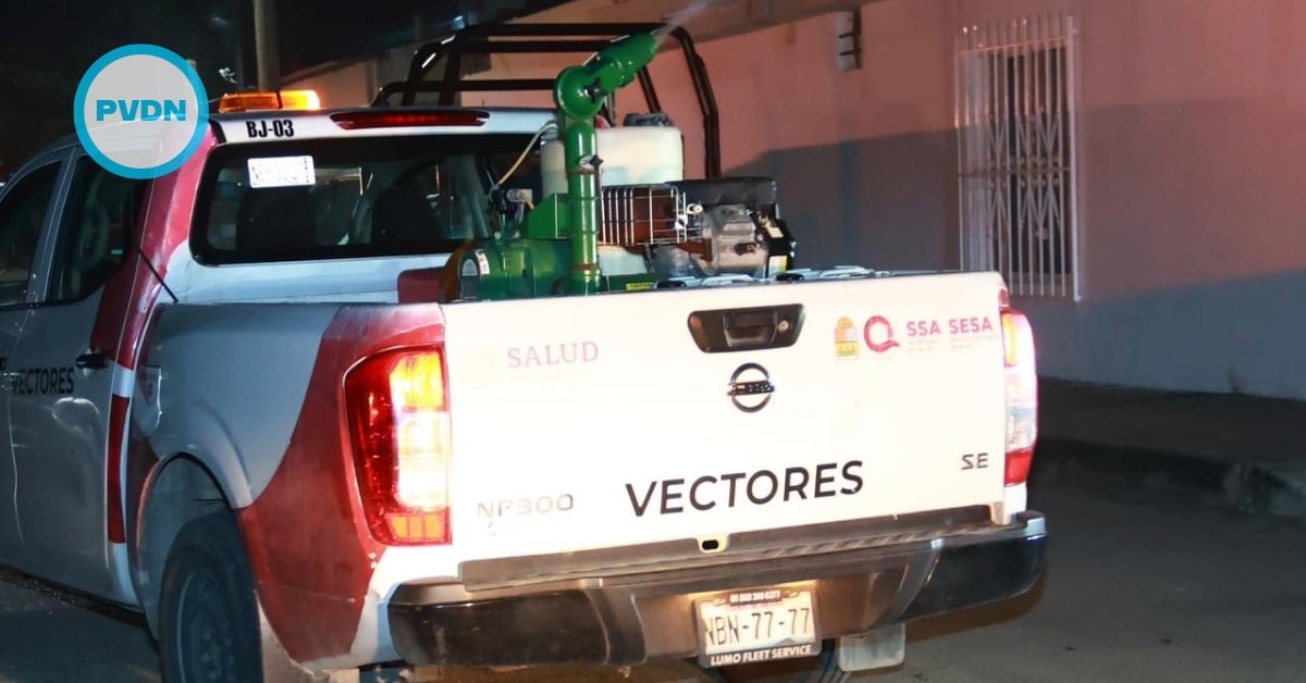 Cancún mosquito fogging