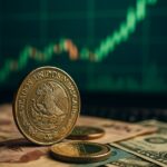 Mexican peso gains