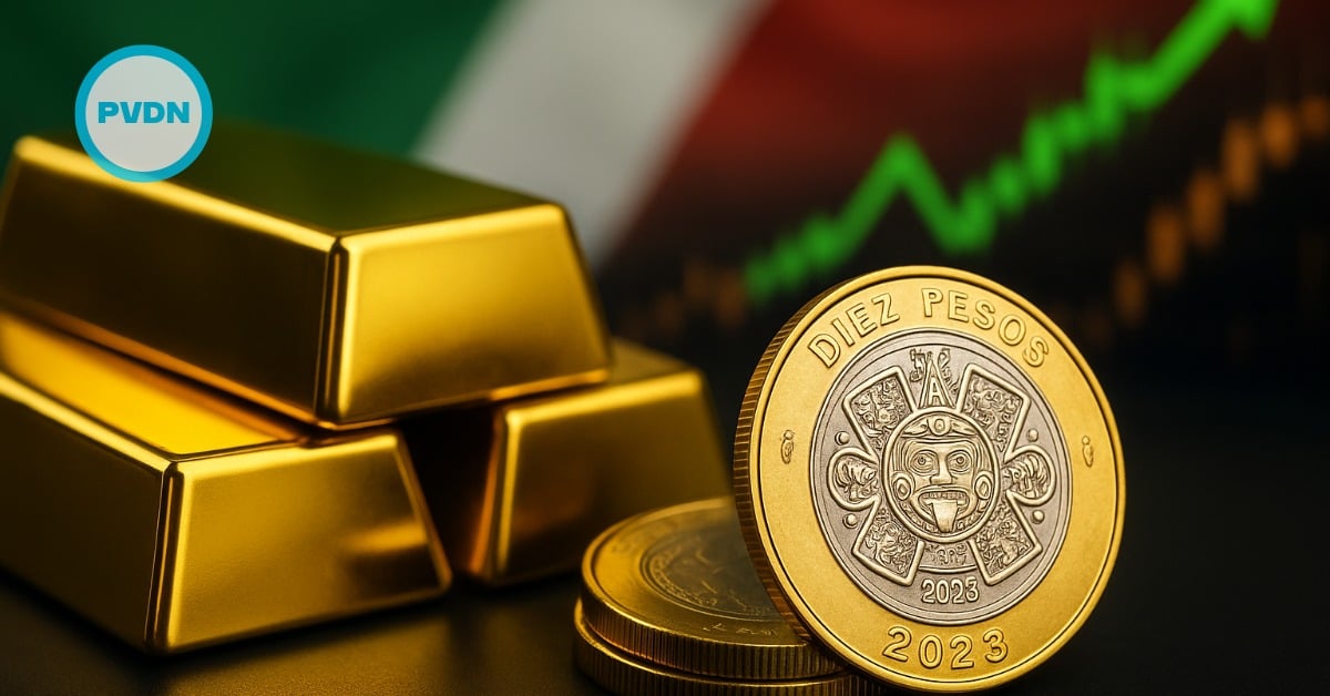 Mexican peso gains