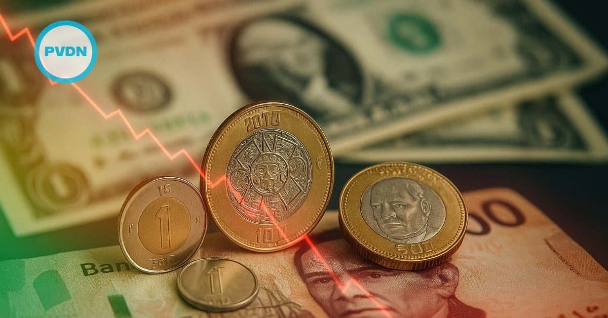 Mexican peso weakens