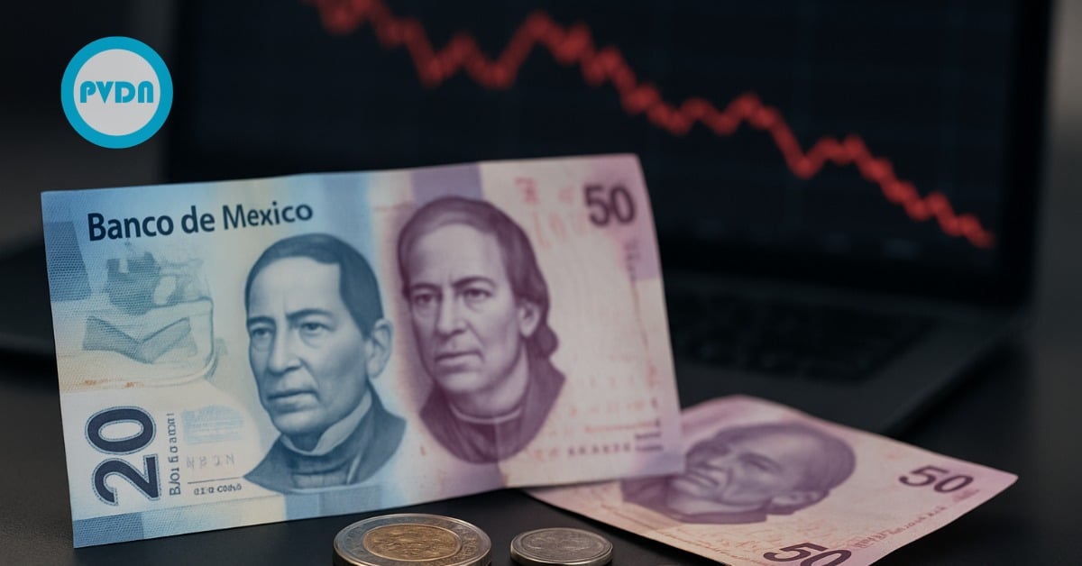Mexico peso slips