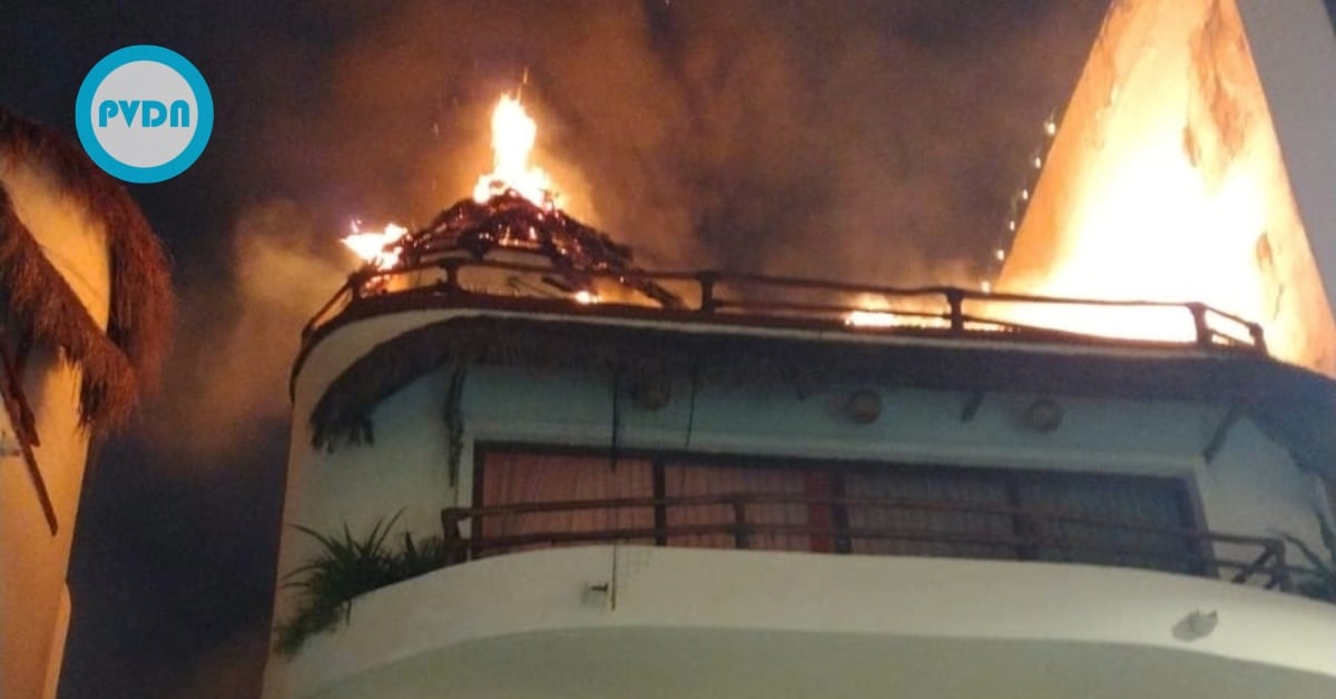 Playa del Carmen condo fire