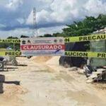 Tulum cement spill