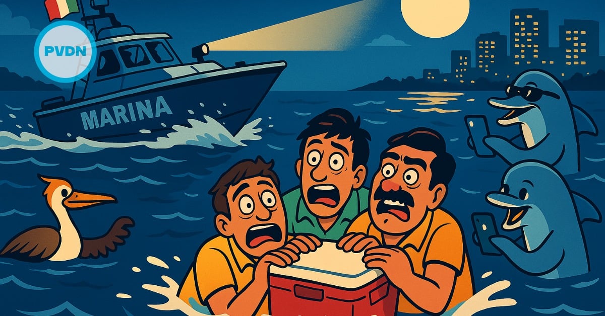 Banderas Bay boat rescue as three fishermen fight surf