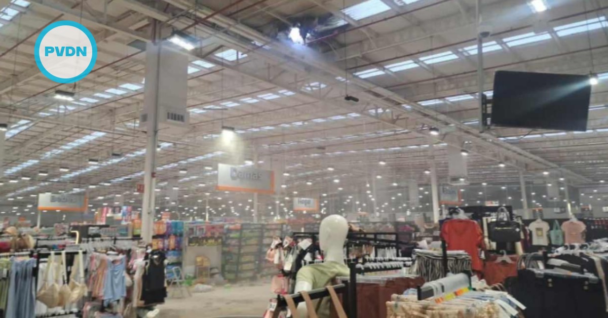 Cancun supermarket fire