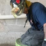 Fresnillo firefighters training