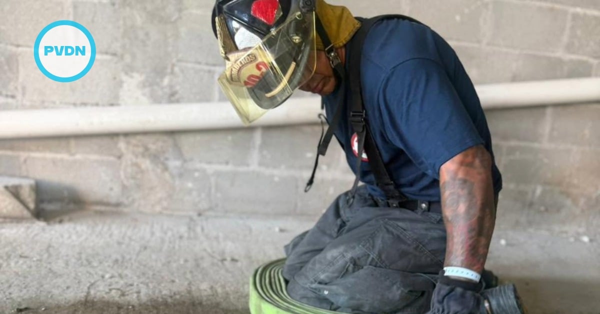 Fresnillo firefighters training