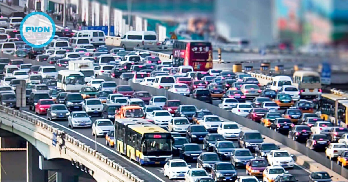 Mexico City traffic congestion