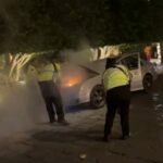 San Miguel car fire