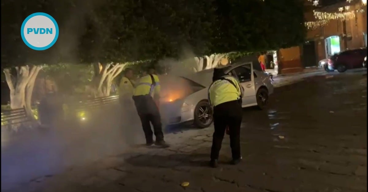 San Miguel car fire