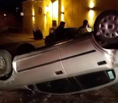 San Miguel car rollover