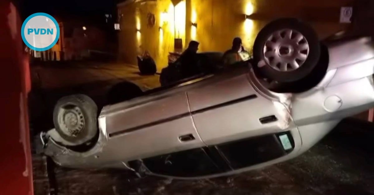 San Miguel car rollover