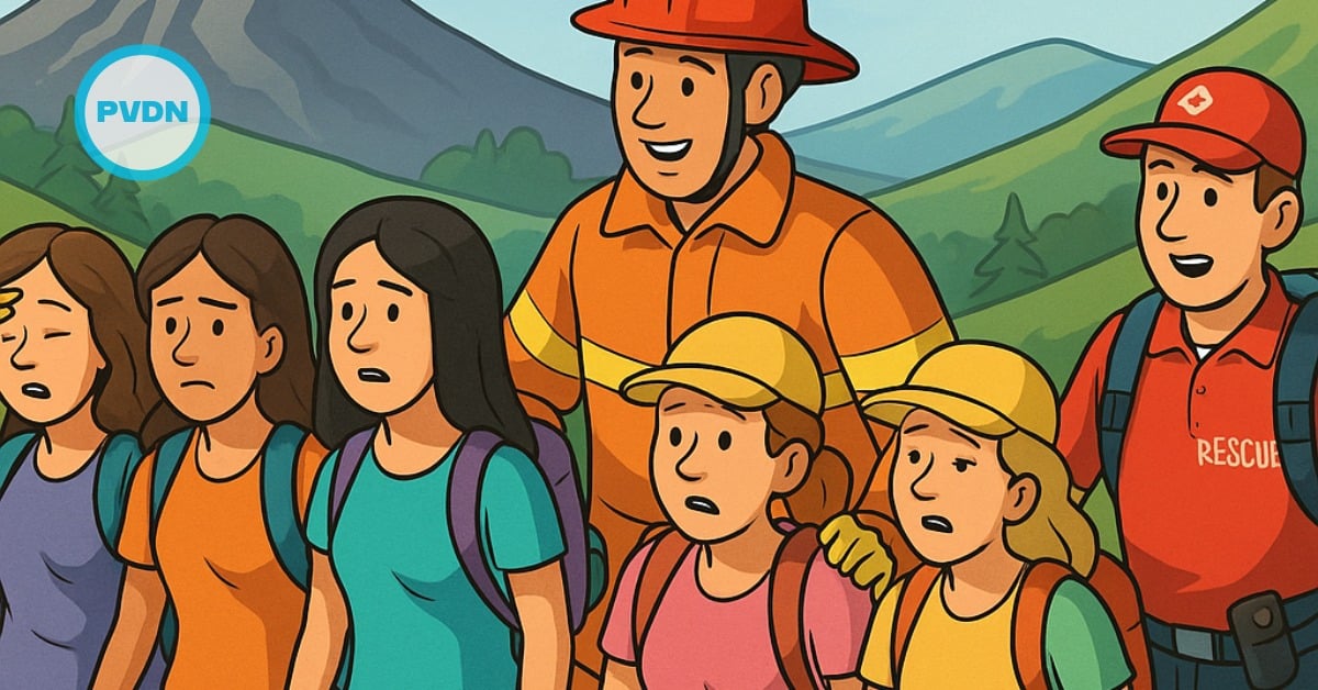 Seven chicas, a volcano, and Google Maps